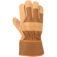 Carhartt Duck Synthetic Leather Safety Gloves Back_Flat