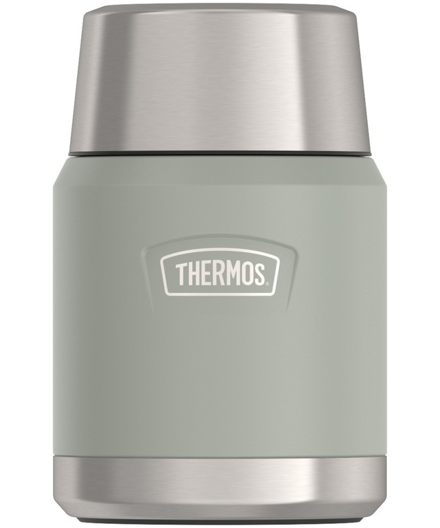 Contenant à aliments avec cuillère, 470 ml, Thermos Front_Flat