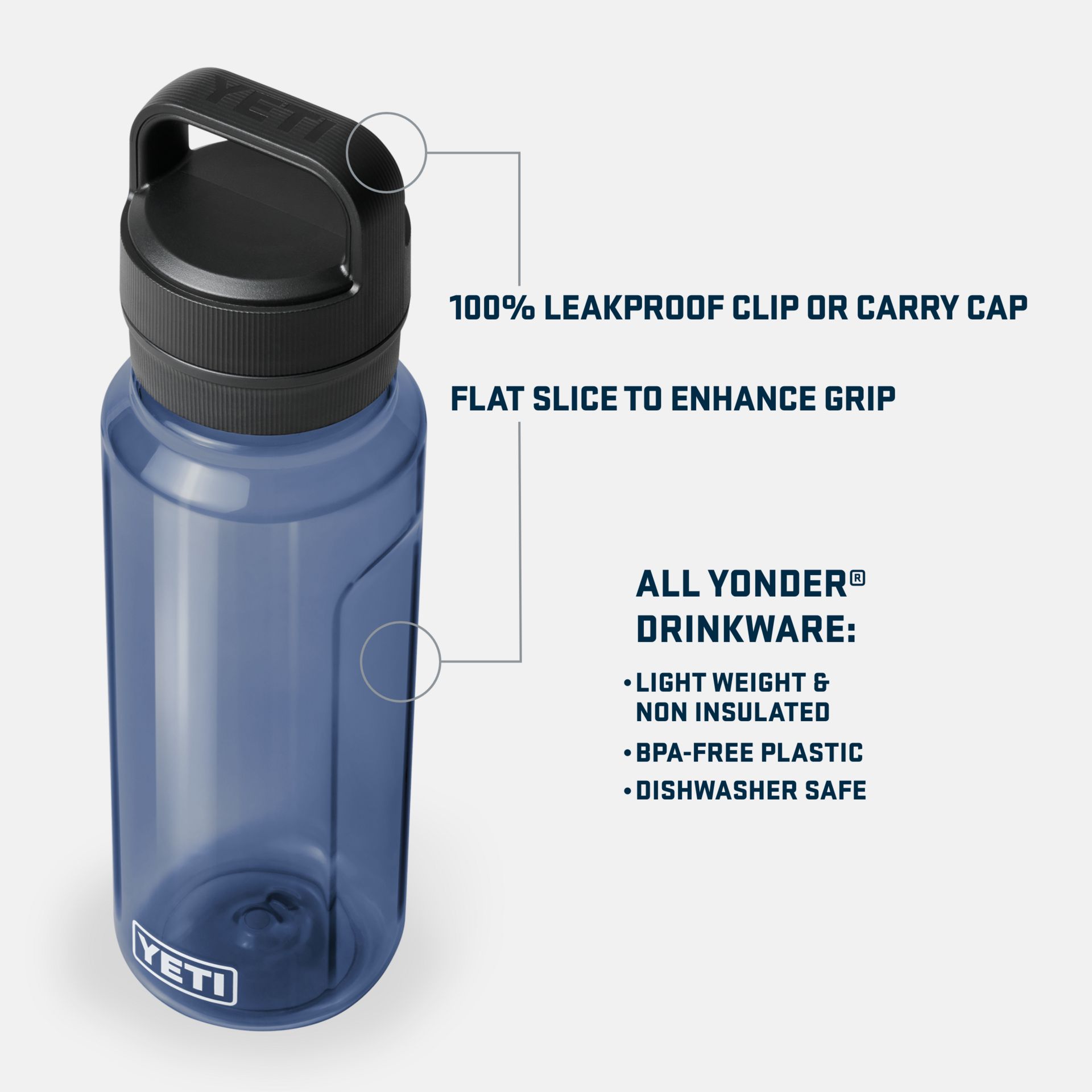 YETI Yonder 1L Water Bottle with Chug Cap