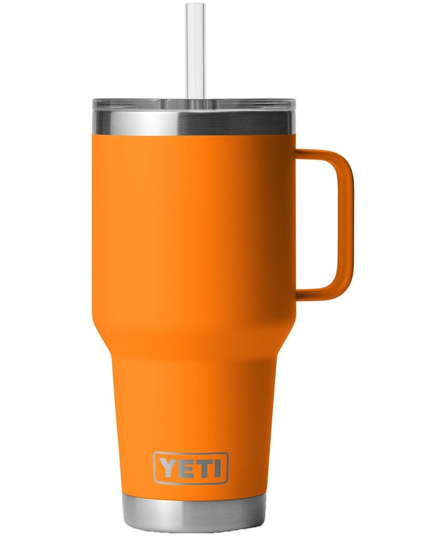 YETI Rambler® 35 oz Mug with Straw Lid Front_Flat