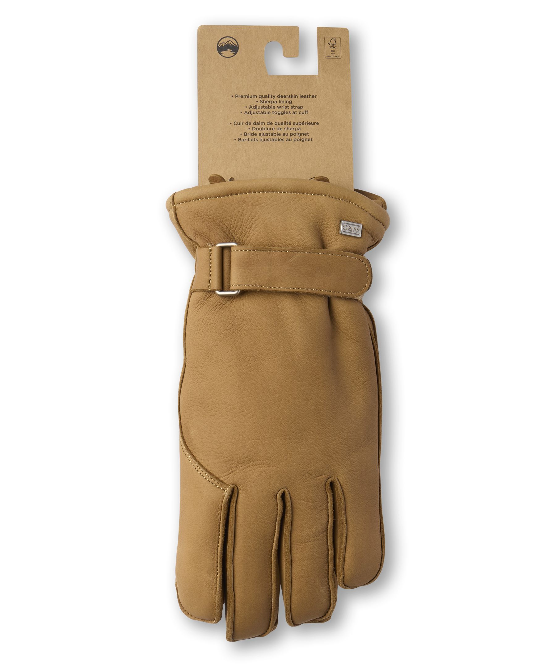 Gants en peau de daim pour hommes, Heritage, WindRiver