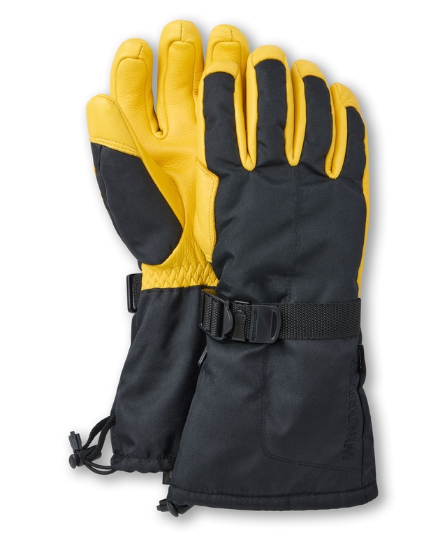 Gants à manchettes en peau de daim avec T-Max pour hommes, WindRiver