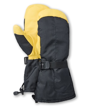 Mitaines à manchettes en peau de daim avec T-Max pour hommes, WindRiver