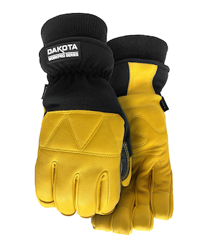 Gants en peau de chèvre pleine fleur pour hommes, série WorkPro, Dakota