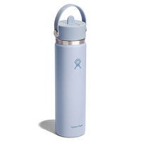 Bouteille à goulot large et bouchon avec paille rabattable, Hydro Flask, 24 oz Front_Angled_Right
