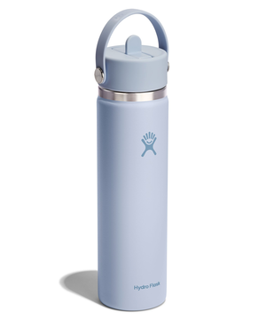 Bouteille à goulot large et bouchon avec paille rabattable, Hydro Flask, 24 oz