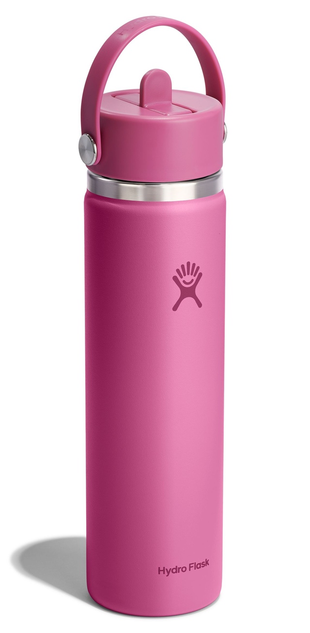 Hydro Flask 24oz Flex Straw Cap Wide Mouth Bottle Front_Angled_Right