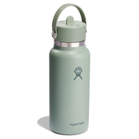 Hydro Flask 32oz Flex Straw Cap Wide Mouth Bottle Front_Angled_Right