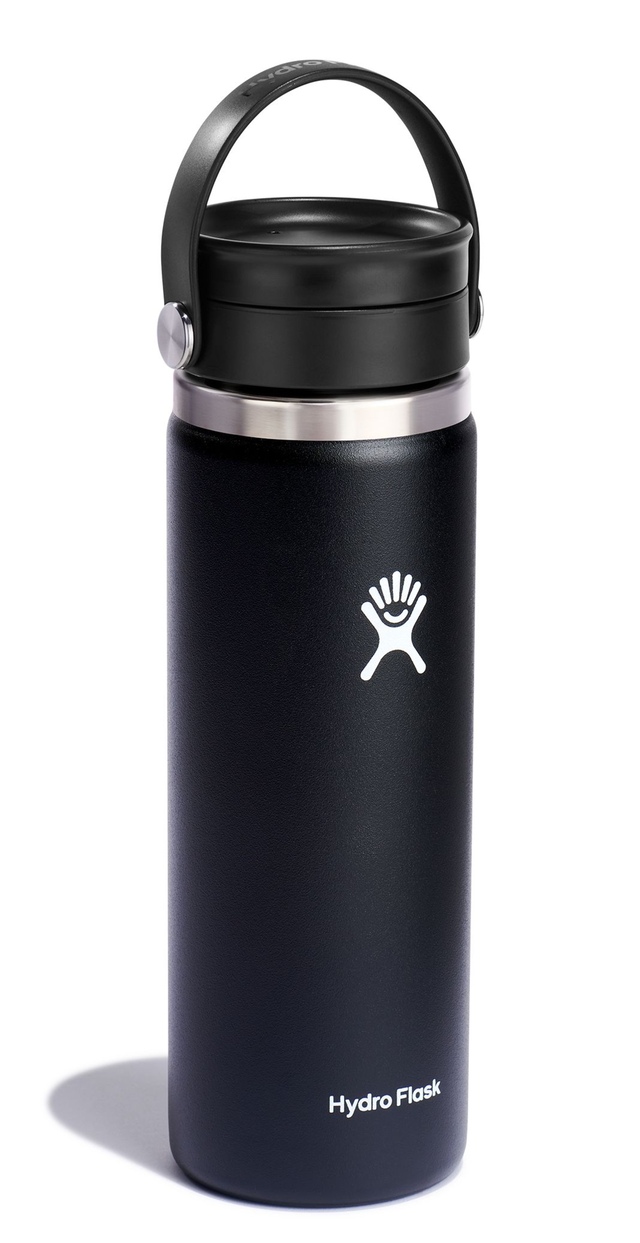 Hydro Flask 20oz Wide Mouth Flex Sip Lid™ Bottle Front_Angled_Right
