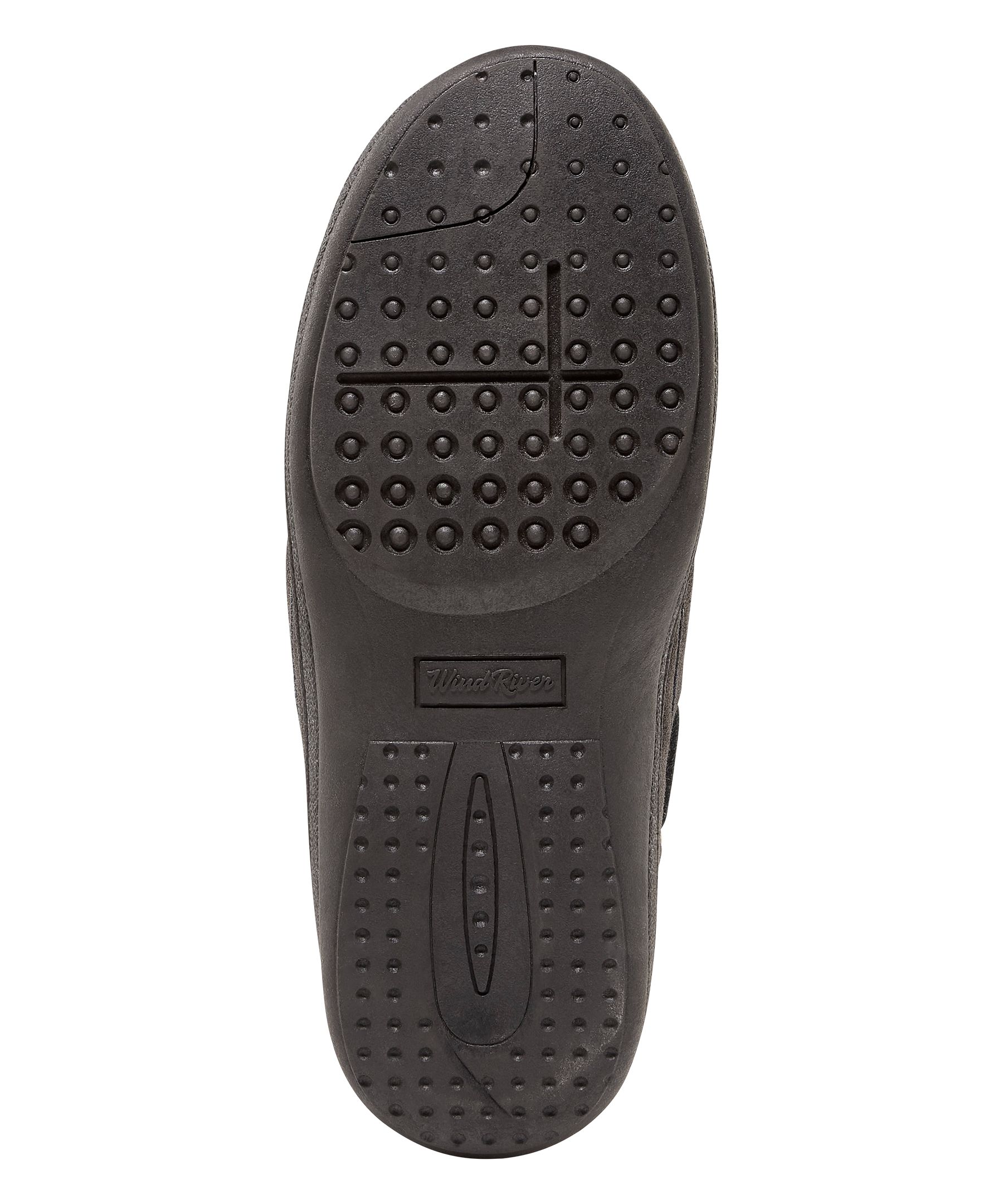 Pantoufles en suède doublées en molleton pour hommes, WindRiver