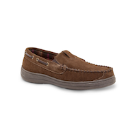 WindRiver Men's Suede Fleece Lined Slippers