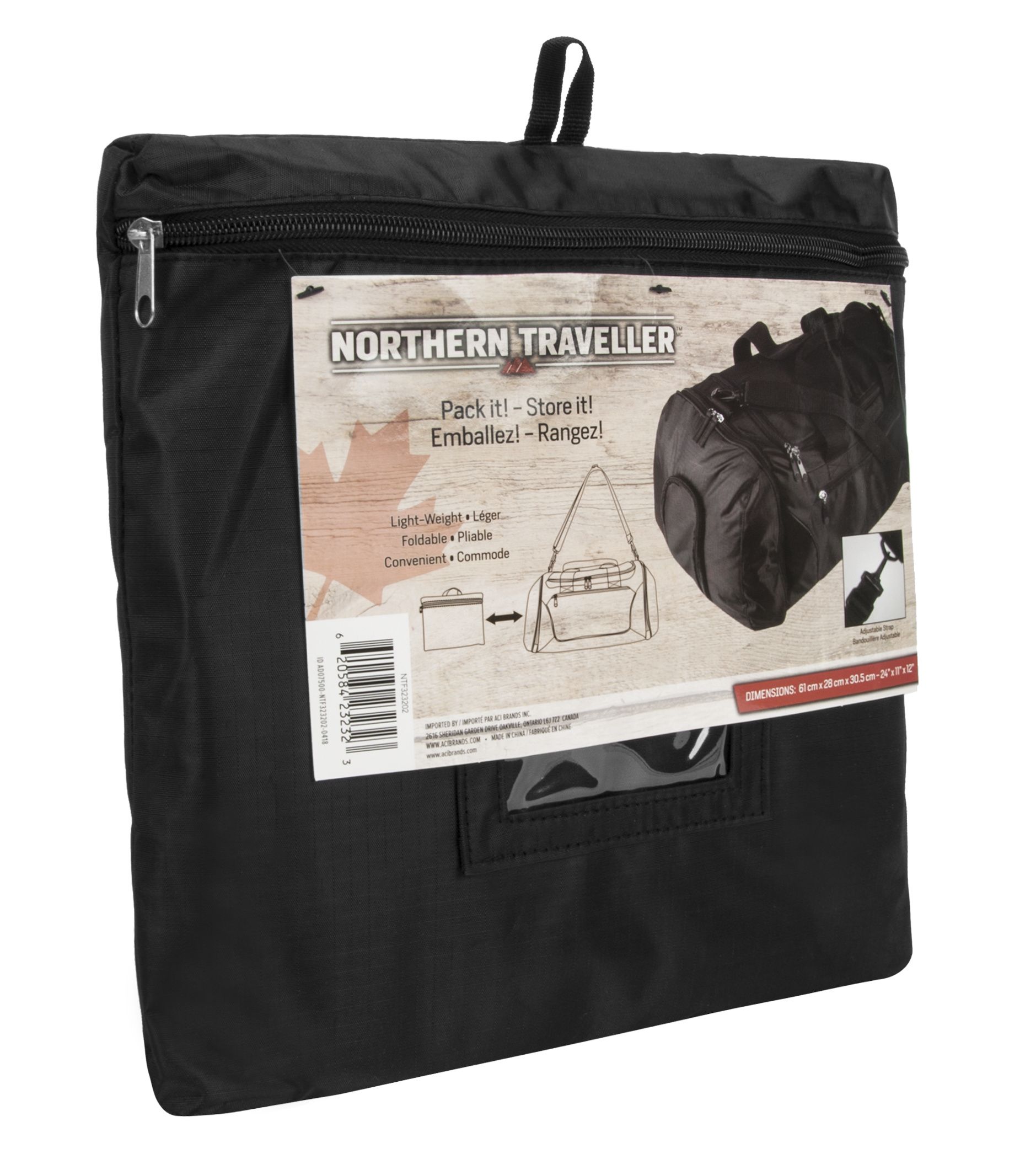 Sac de voyage cargo compressible, Northern Traveller