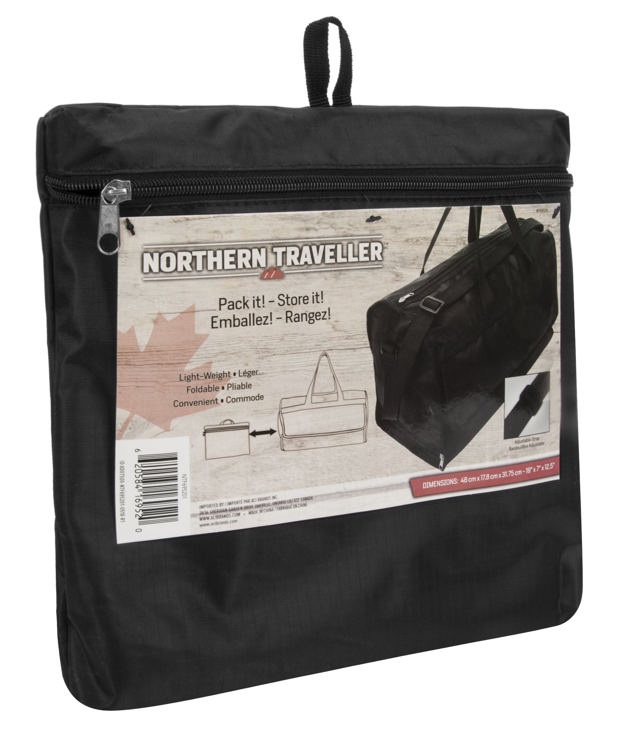 Northern Traveller Packable Weekender Bag