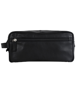 Vendor Labels Men's Jax Square Leather Travel Kit