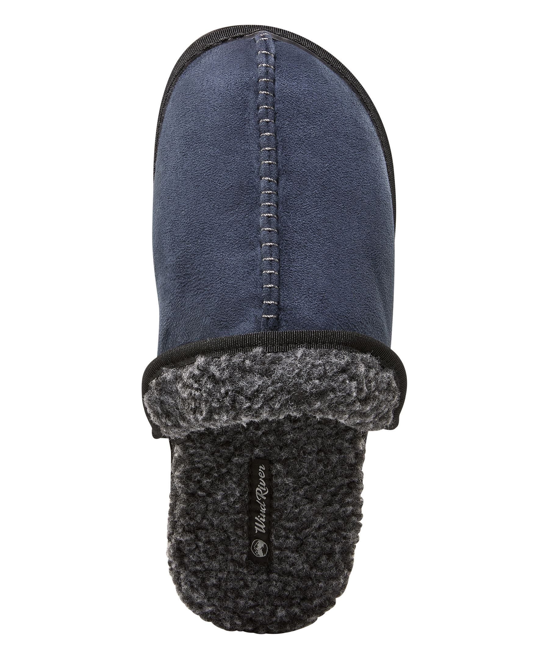  SLIPPER×WIND AND SEA WindRiver Men's Faux Suede Mule Sherpa Lined Slippers | Mark's
