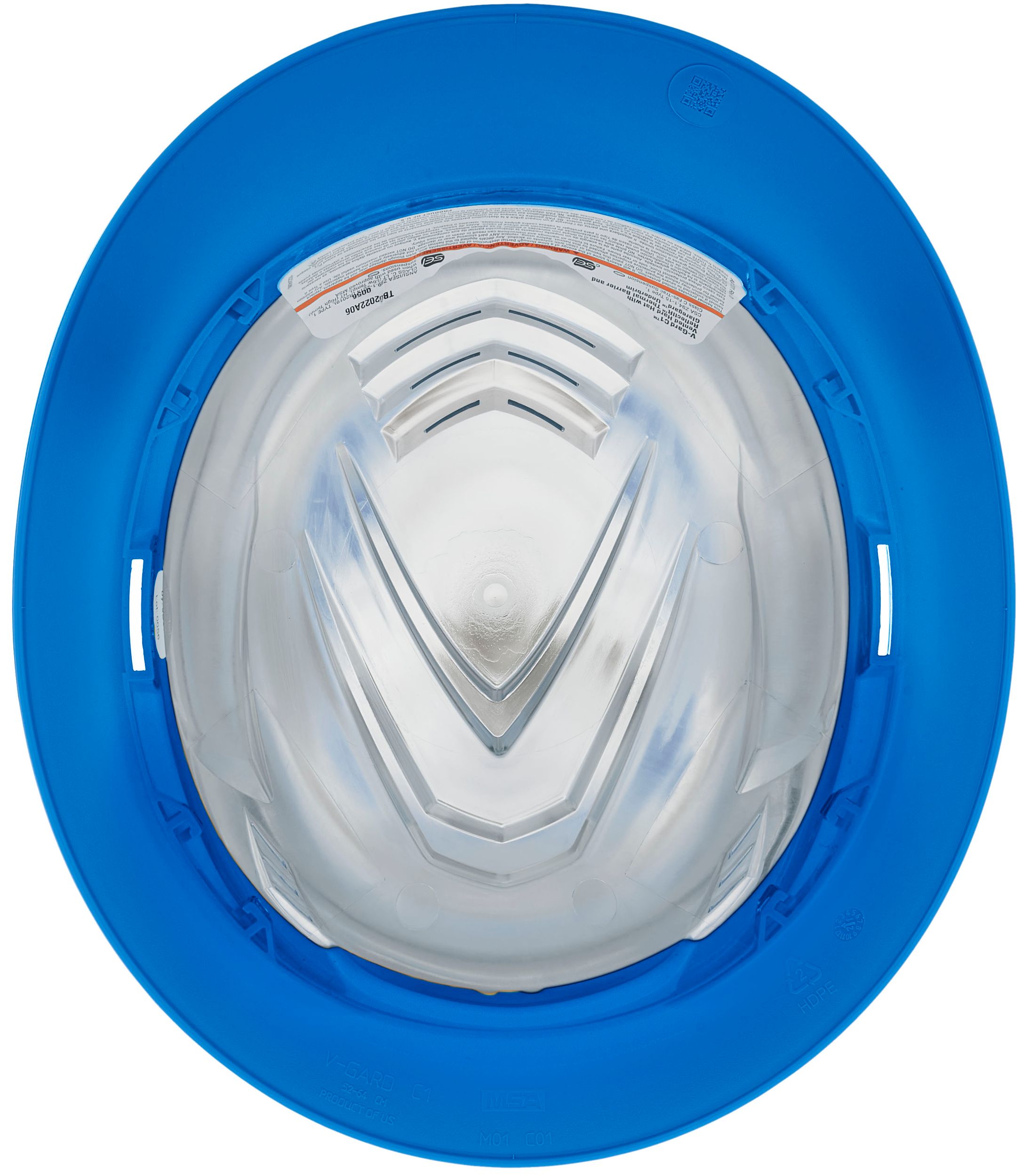 MSA Men's V-Gard Type 1 Wide Brim Hard Hat