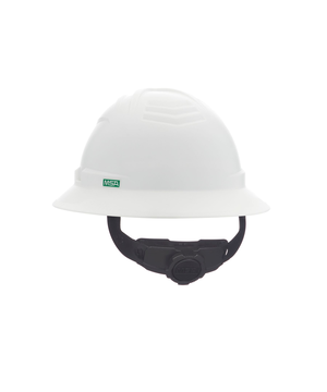 MSA Men's V-Gard Type 1 Wide Brim Hard Hat