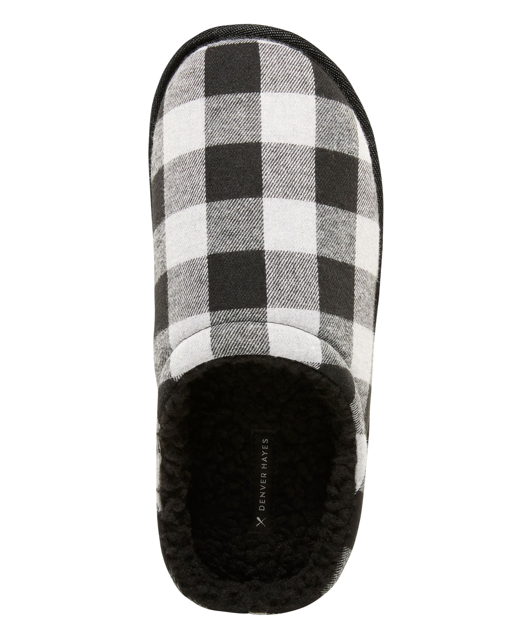 Denver Hayes Men's Plaid Slippers
