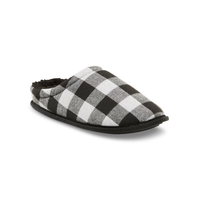 Denver Hayes Men's Plaid Slippers Front_Three_Fourths_Angled_Right