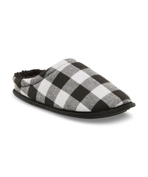 Denver Hayes Men's Plaid Slippers
