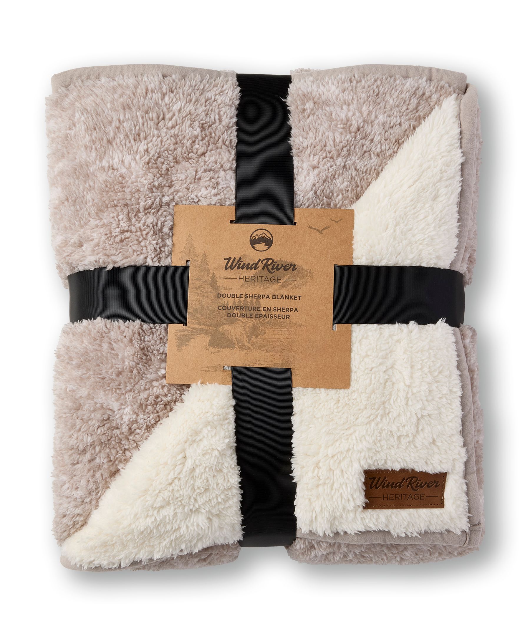Couverture en sherpa, Heritage, WindRiver Front_Flat