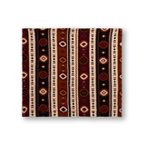 WindRiver Heritage Aztec Print Sherpa Blanket Overhead_Flat