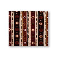 Couverture en sherpa à imprimé aztèque, Heritage, WindRiver Overhead_Flat