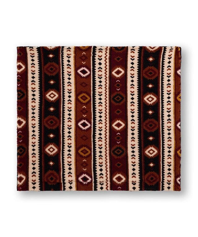 WindRiver Heritage Aztec Print Sherpa Blanket Overhead_Flat