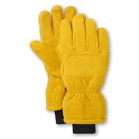 Gants à manchettes en suède avec doublure en sherpa pour hommes, série WorkPro, Dakota