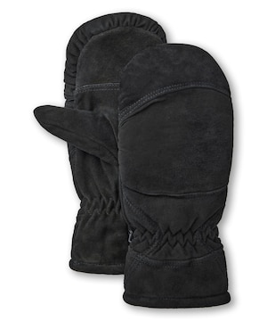 Mitaines à manchettes en suède avec doublure en sherpa pour hommes, série Workpro, Dakota