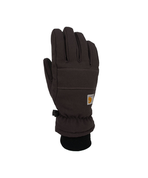 Gants isolés en coutil et en cuir synthétique avec manchette en tricot pour hommes, Carhartt