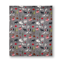 Couverture en peluche Canada, Heritage, WindRiver Composite_or_Mixed