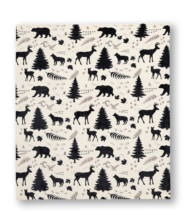 WindRiver Heritage Printed Plush Blanket