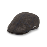 Denver Hayes Wool Blend Flat Cap With Ear Flaps Front_Angled_Left