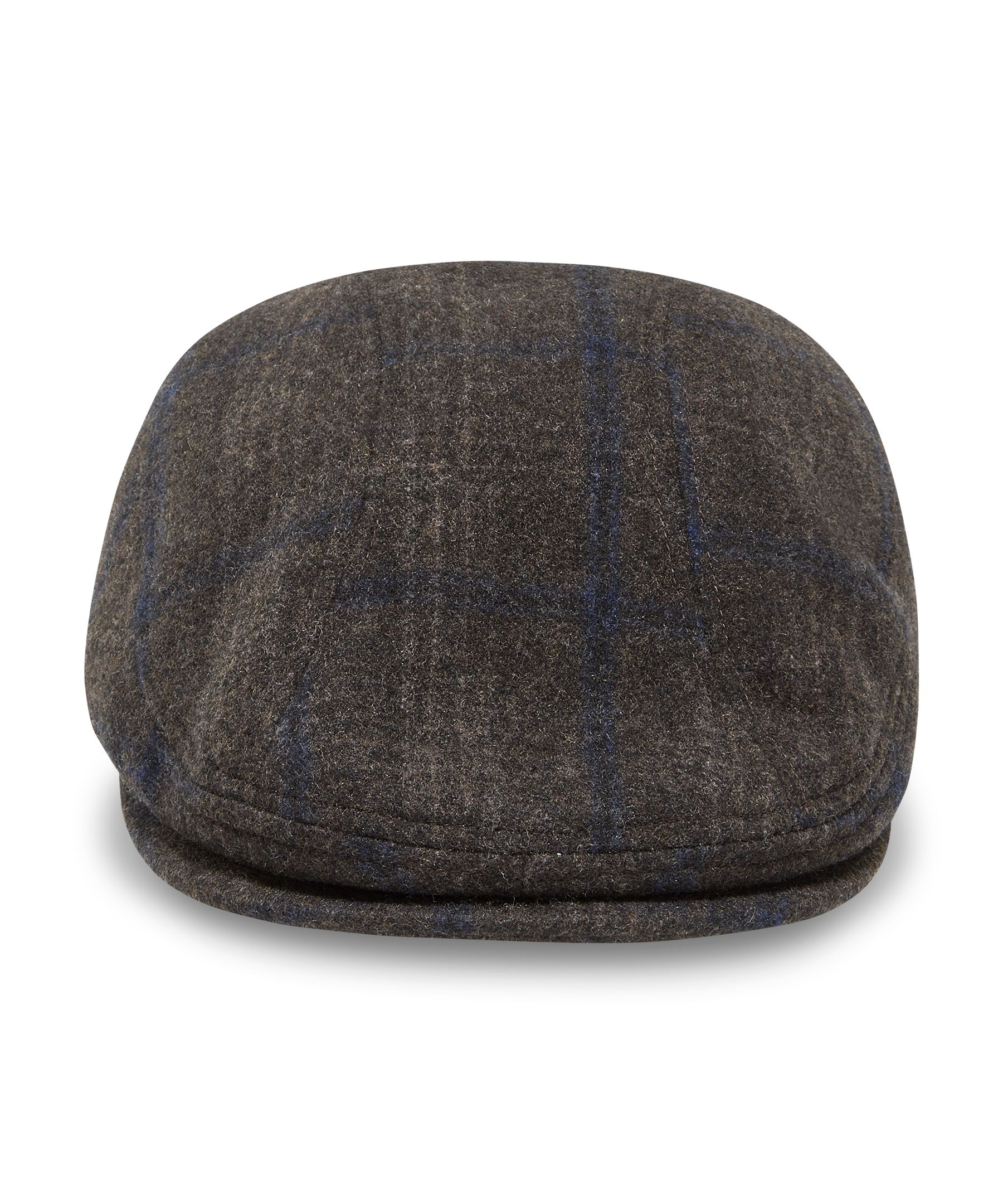 Denver Hayes Wool Blend Flat Cap With Ear Flaps