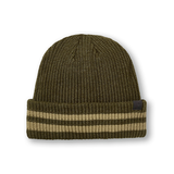 WindRiver Stripe Rib Knit Toque Front_Flat