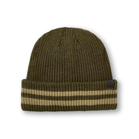 WindRiver Stripe Rib Knit Toque Front_Flat