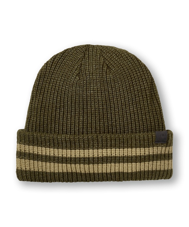 Tuque en tricot côtelé à rayures, WindRiver