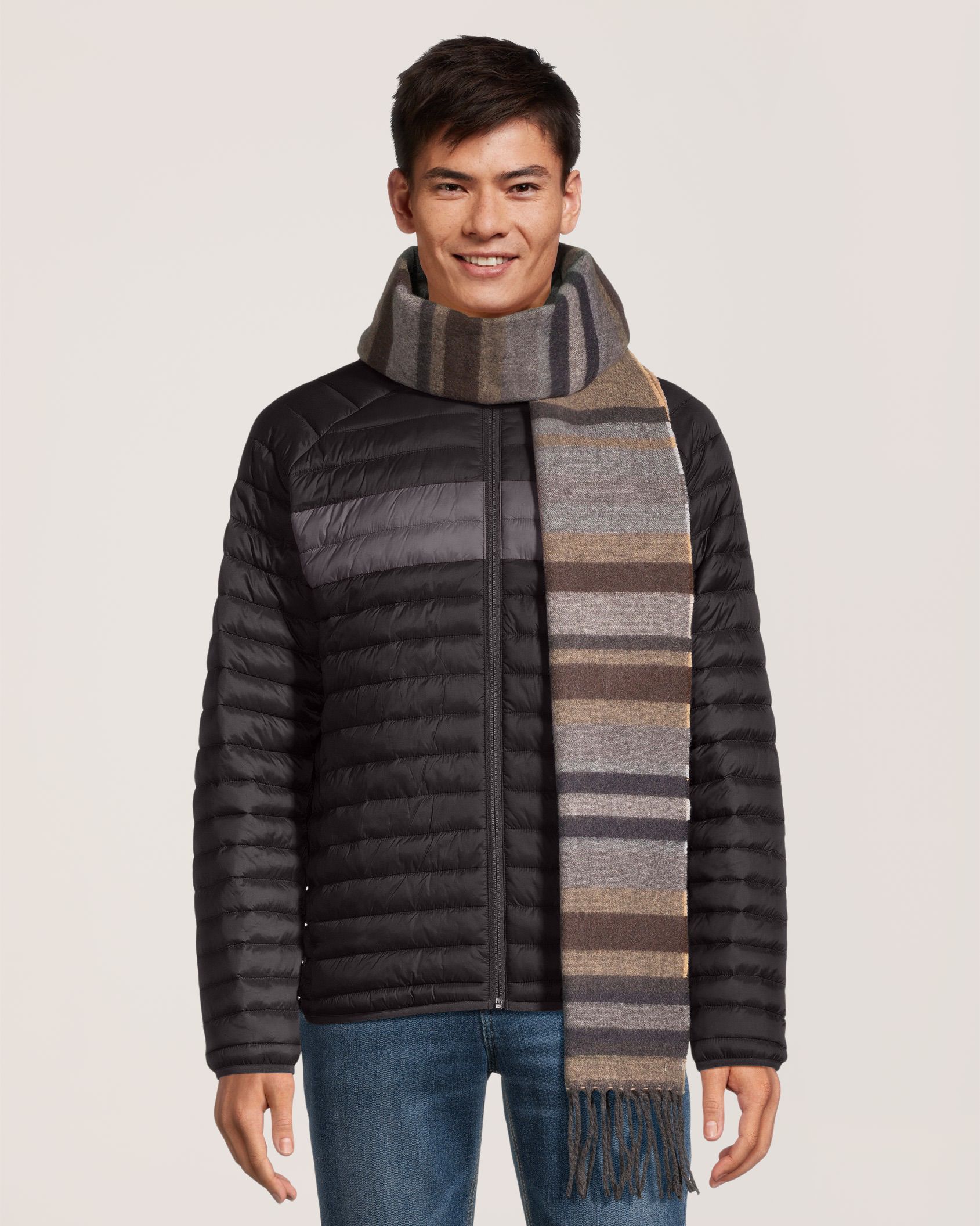 WindRiver Stripe Scarf Front_Flat