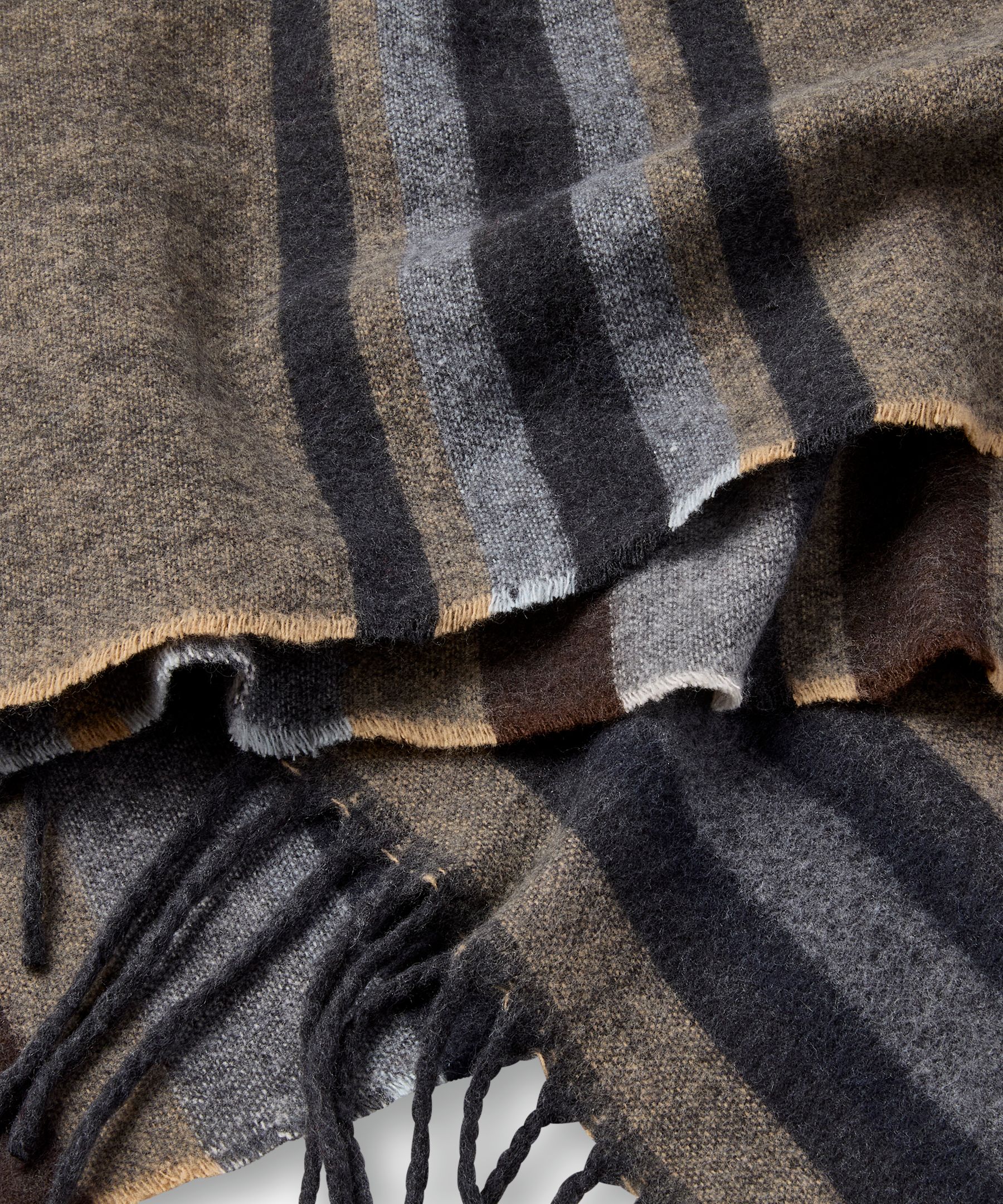 WindRiver Stripe Scarf CloseUp