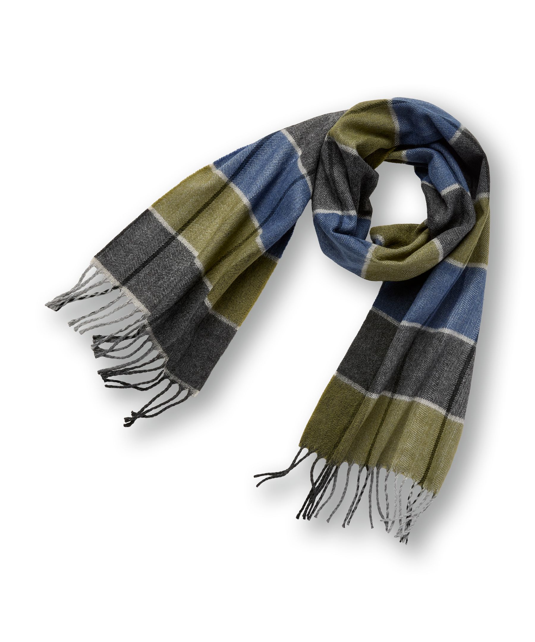 WindRiver Acrylic Woven Scarf Overhead_Plunge