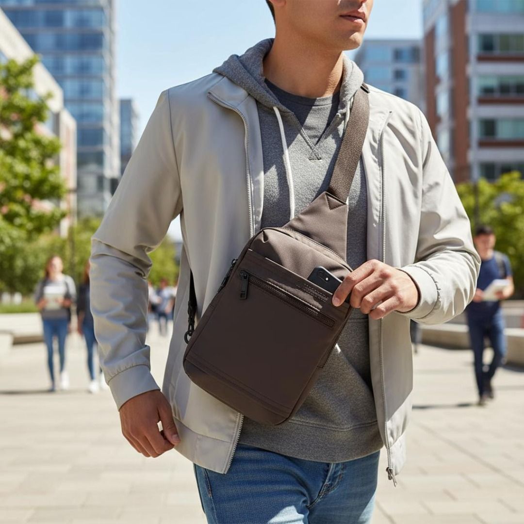 Denver Hayes Polyester Sling Bag