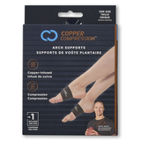 Copper Compression Men's Arch Support Front_Flat