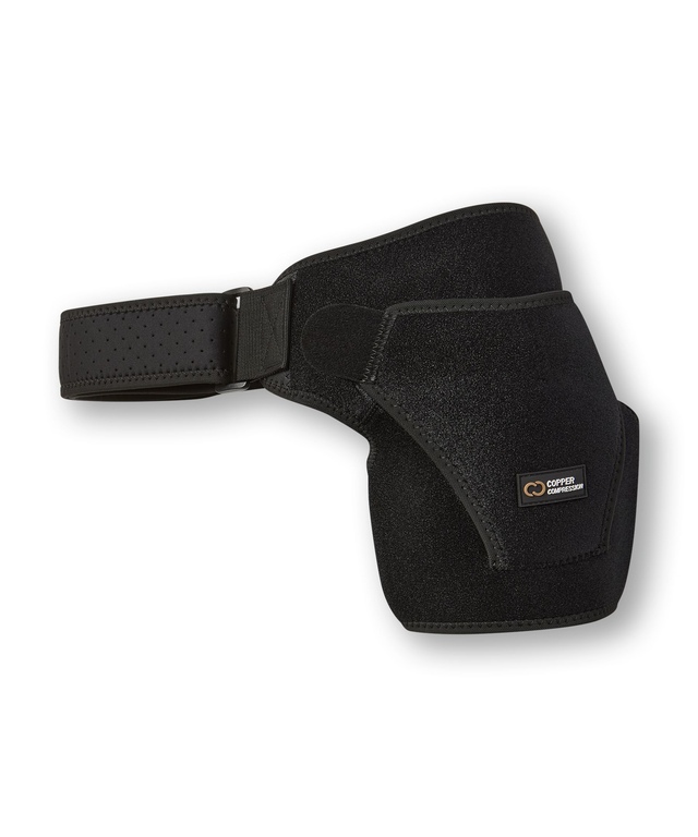 Copper Compression Men's Recovery Shoulder Brace Front_Angled_Right