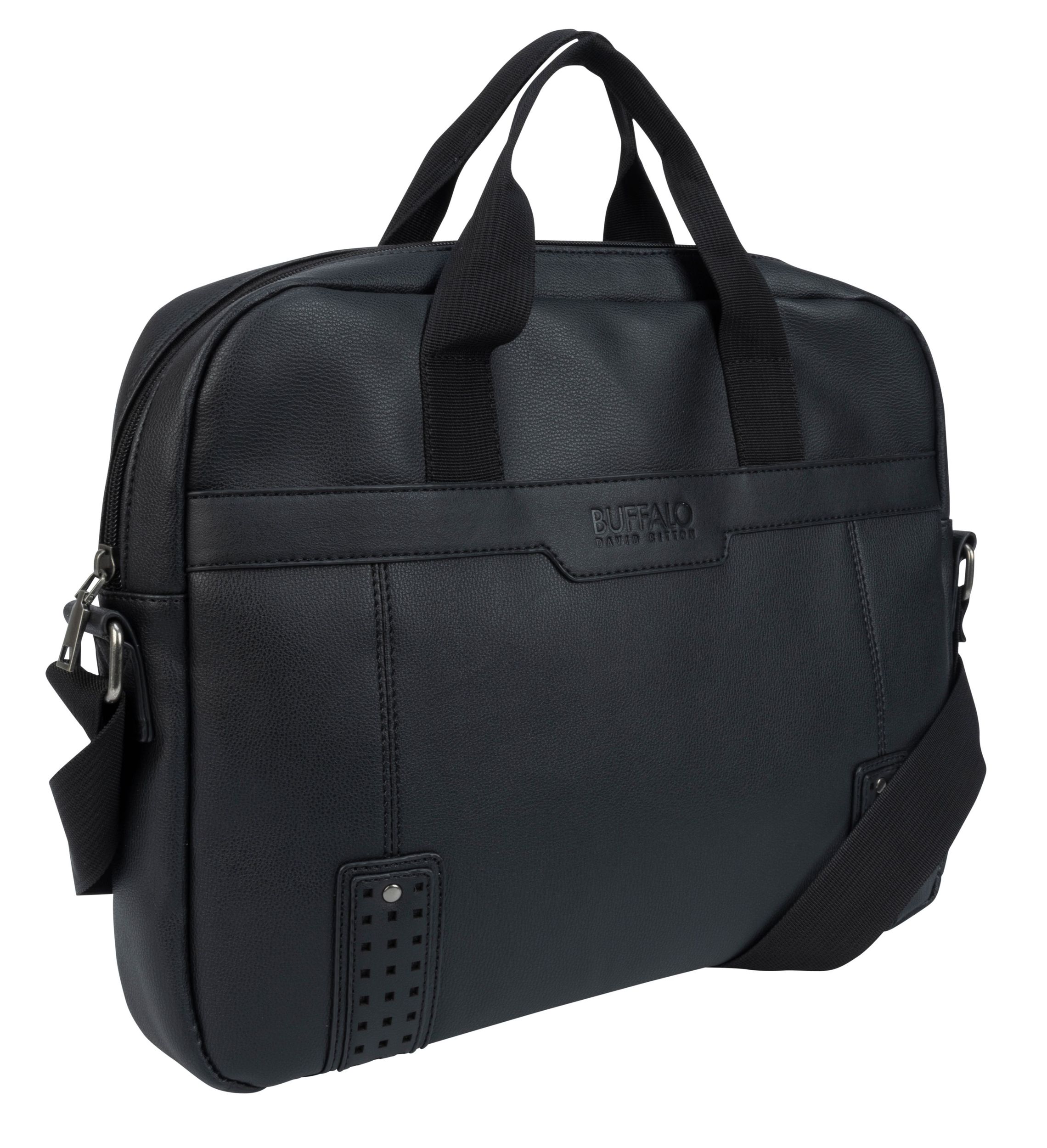 Sac de messager à glissière sur le dessus, Buffalo