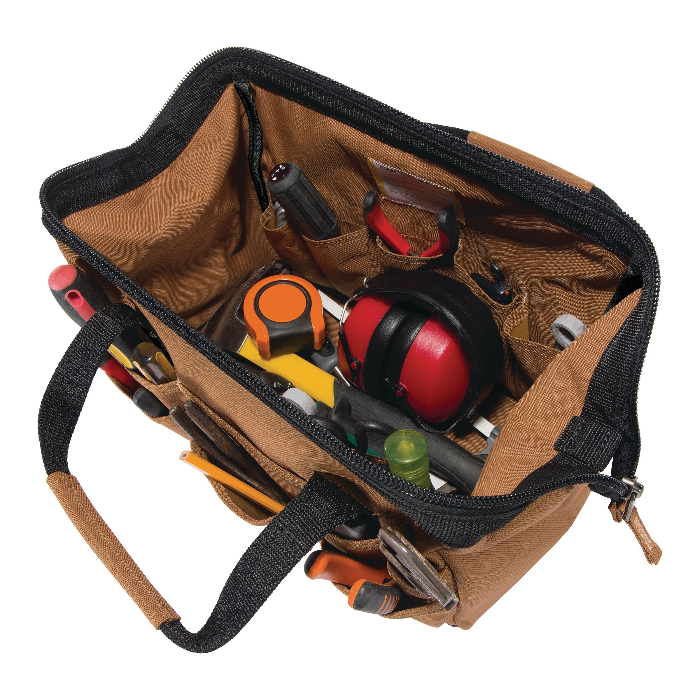 Sac à outils robuste de 14&nbsp;pouces avec 24&nbsp;poches pour hommes, Carhartt