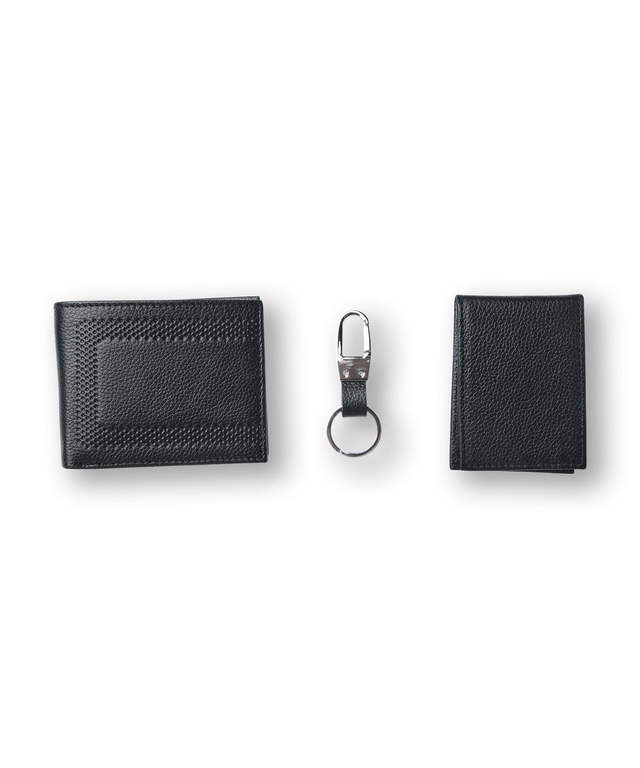 Denver Hayes Men's Boxed Leather Wallet Front_Flat