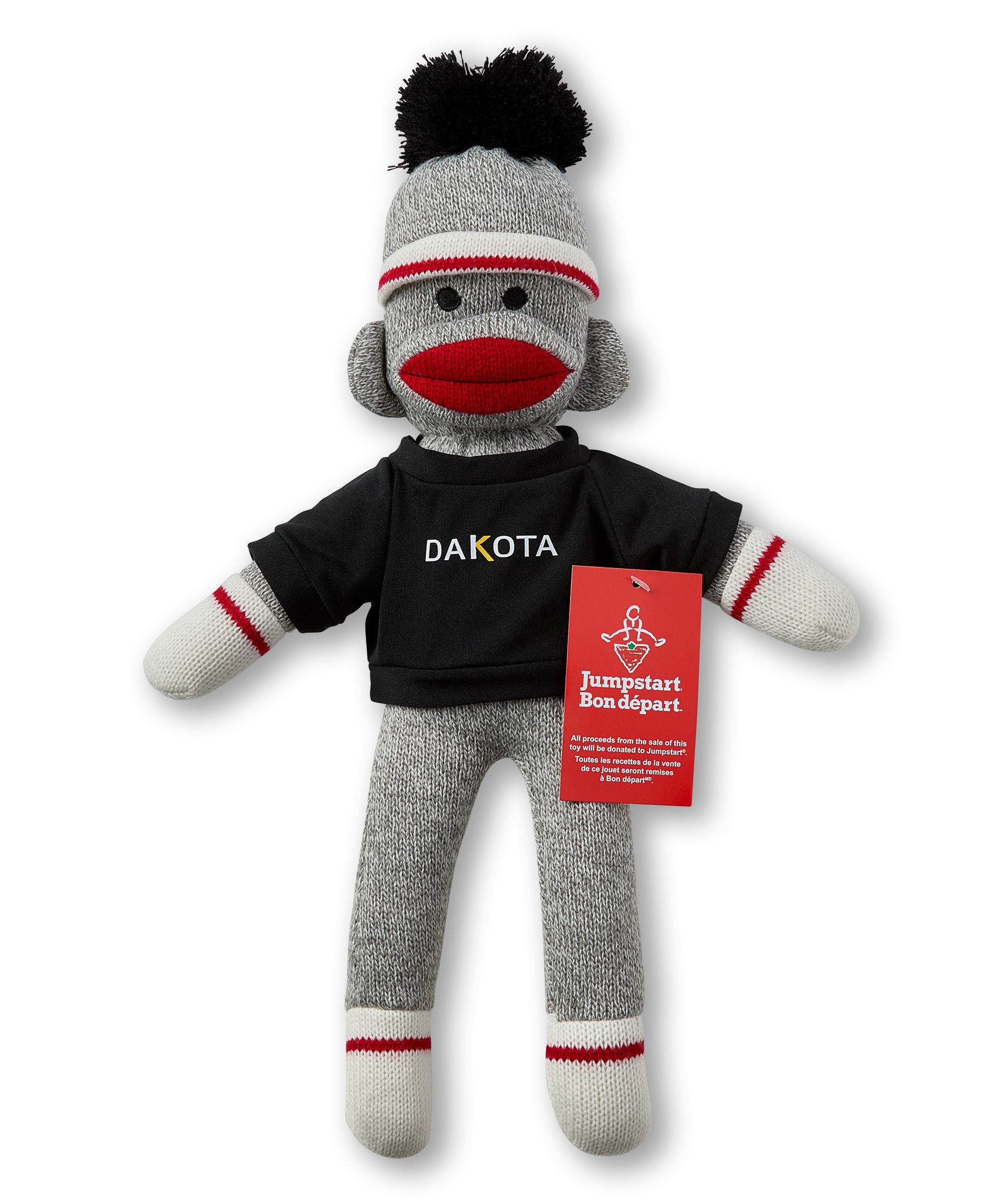 Dakota WorkPro Series Kids' Jumpstart Sock Monkey Plush Toy