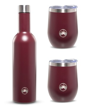 Ensemble cadeau bouteille et gobelet, WindRiver