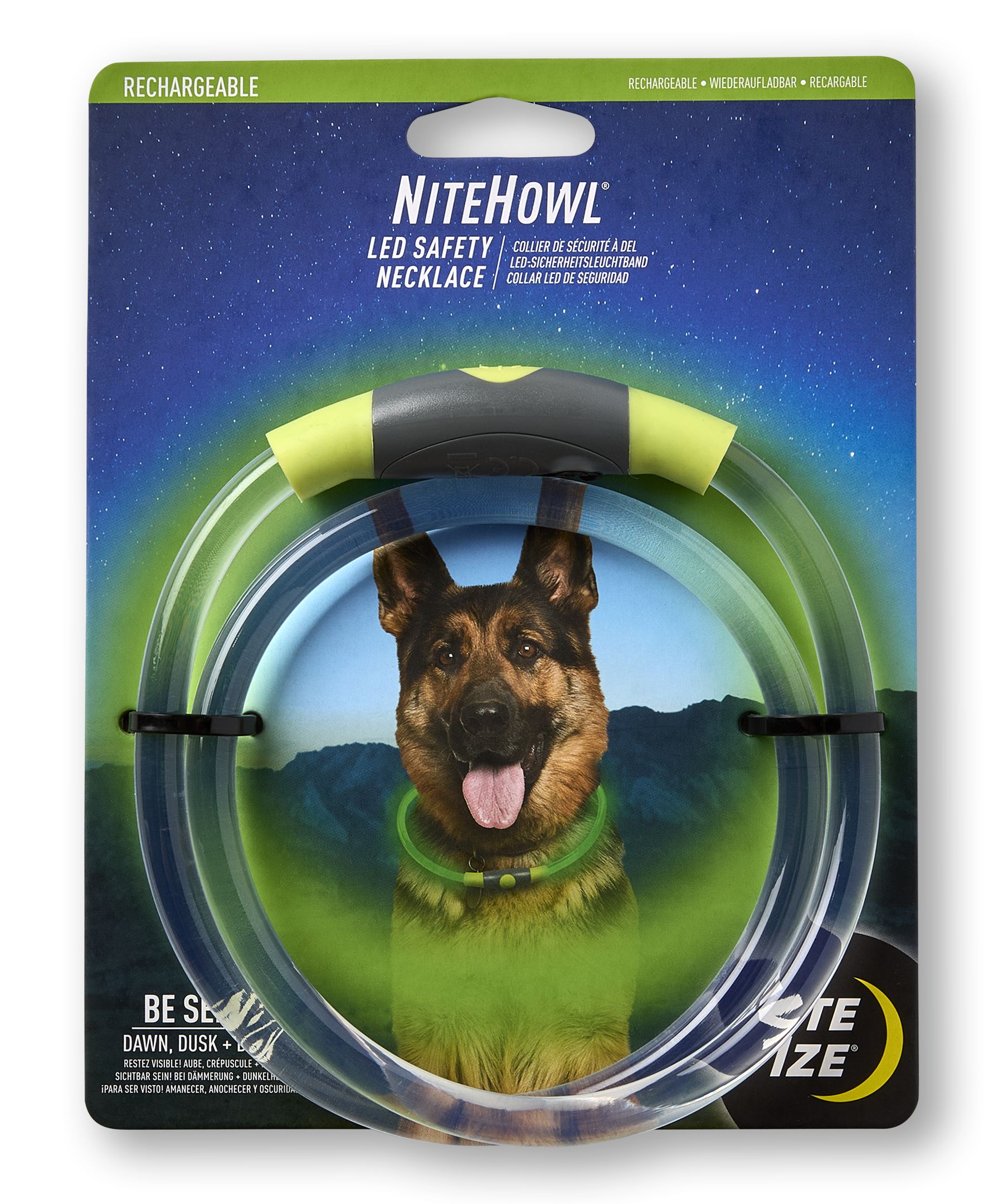 Collier de sécurité à DEL rechargeable, Nitehowl, Nite Ize